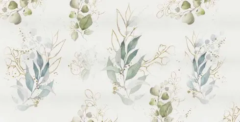 FOGLIE 303 | Carta da parati foglie verdi Col.303